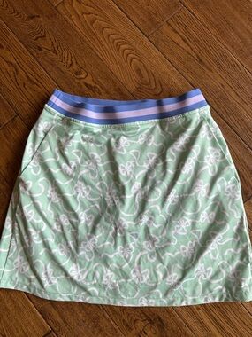 Ralph Lauren Polo Golf Women’s Mint Green Patterned Skirt skort small/petite
